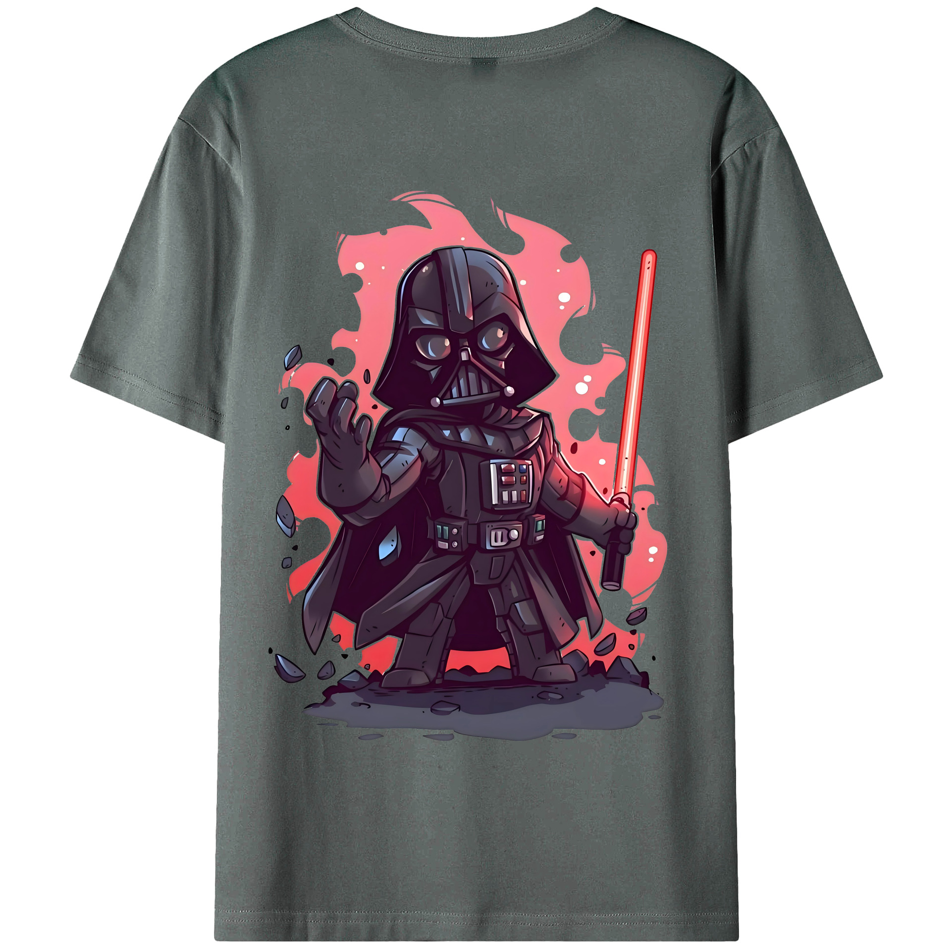 （画像用） スター・ウォーズ Star Wars 綿100％半袖Tシャツ（背面プリント）